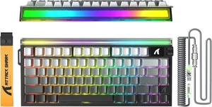 R85 HE 75% Magnetic Gaming Keyboard Wired Hall Effect Keyboard with 8KHz Polling Rate 0.005mm Trigger Precision 256K Scan Rate Hot-Swappable Switches QMK Web Driver RGB Volume Knob Black Gradient R85 HE 75% Magnetic Gaming Keyboard Wired Hall Effect Keyboard with 8KHz Polling Rate 0.005mm Trigger Precision 256K Scan Rate Hot-Swappable Switches QMK Web Driver RGB Volume Knob Black Gradient