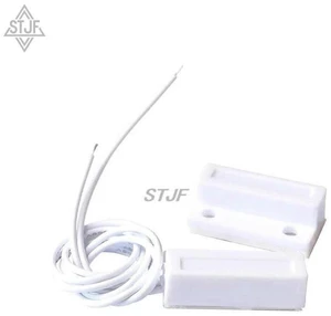 MC-38 Wired Magnetic Door Window Contact Sensor Normally Closed NC Surface Mount Alarm Detector Door Opening Security Switch with Matching Magnet for Home Office Warehouse Alarm Systems MC-38 Wired Magnetic Door Window Contact Sensor Normally Closed NC Surface Mount Alarm Detector Door Opening Security Switch with Matching Magnet for Home Office Warehouse Alarm Systems