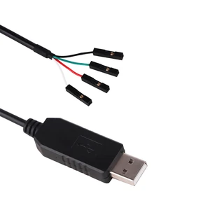 TTL-232R-3V3 USB to TTL Serial Cable 3.3V 4-Pin Header UART Converter Adapter FT232RL USB 2.0 Full Speed Interface TXD RXD VCC GND 300 Baud to 3 Mbaud Compatible with Windows/Linux TTL-232R-3V3 USB to TTL Serial Cable 3.3V 4-Pin Header UART Converter Adapter FT232RL USB 2.0 Full Speed Interface TXD RXD VCC GND 300 Baud to 3 Mbaud Compatible with Windows/Linux