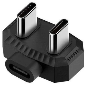 USB C Female to Dual USB C Male Adapter USB Type C Port Converter USB-C Hub Connector for Data Transfer Charging and Power Adapter Use Multiple USB C Port Hub Extension USB C Female to Dual USB C Male Adapter USB Type C Port Converter USB-C Hub Connector for Data Transfer Charging and Power Adapter Use Multiple USB C Port Hub Extension