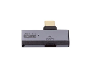 10Gbps USB-C OTG Power Adapter 1-to-2 USB-C Female Splitter with 100W PD Charging USB 3.0 Data Transfer 5V Power Support USB-C Super-Speed 10/5Gbps for Laptop Tablet Phone 10Gbps USB-C OTG Power Adapter 1-to-2 USB-C Female Splitter with 100W PD Charging USB 3.0 Data Transfer 5V Power Support USB-C Super-Speed 10/5Gbps for Laptop Tablet Phone