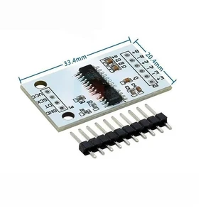 HX711 24-Bit ADC Module Dual-Channel Weighing Sensor Interface 24-Bit Analog-to-Digital Converter Board with On-Board TL431 External Reference Voltage for Weight Measurement HX711 24-Bit ADC Module Dual-Channel Weighing Sensor Interface 24-Bit Analog-to-Digital Converter Board with On-Board TL431 External Reference Voltage for Weight Measurement