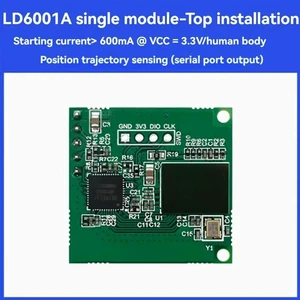 LD6001A 60GHz mmWave Radar Sensor Module 4T 4R Low Power Consumption Human Presence Sensor Module Human Presence Detection Sensor 60GHz Radar Presence Sensing Module LD6001A 60GHz mmWave Radar Sensor Module 4T 4R Low Power Consumption Human Presence Sensor Module Human Presence Detection Sensor 60GHz Radar Presence Sensing Module