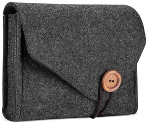 Felt Power Adapter Case Storage Bag Portable Electronics Organizer Pouch with Extra Compartment and Elastic Fastener Accessory Holder for MacBook Pro/Air Charger Cable Power Bank Felt Power Adapter Case Storage Bag Portable Electronics Organizer Pouch with Extra Compartment and Elastic Fastener Accessory Holder for MacBook Pro/Air Charger Cable Power Bank
