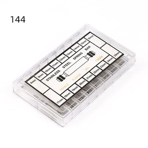 Watch Spring Bar Pins Stainless Steel Watch Band Repair Kit Assorted 8mm-25MM Strap Link Pins for Metal Leather Silicone Bands Quartz Mechanical Smart Watches Replacement Accessories 144PCS Watch Spring Bar Pins Stainless Steel Watch Band Repair Kit Assorted 8mm-25MM Strap Link Pins for Metal Leather Silicone Bands Quartz Mechanical Smart Watches Replacement Accessories 144PCS