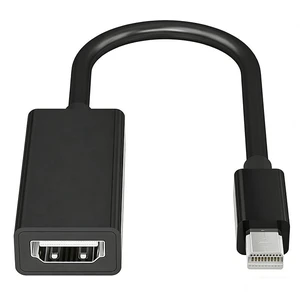 Mini DisplayPort to HDMI Cable Adapter 4K@30Hz 1080P@60Hz Mini DP to HDMI Video Converter Cord Plug & Play Gold-Plated Shielded Display Cable for PC Laptop TV Monitor Projector Mini DisplayPort to HDMI Cable Adapter 4K@30Hz 1080P@60Hz Mini DP to HDMI Video Converter Cord Plug & Play Gold-Plated Shielded Display Cable for PC Laptop TV Monitor Projector