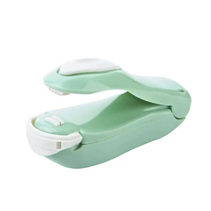 Mini Hand Press Heat Sealer Portable Plastic Bag Sealing Machine Food Snack Bag Sealer Clip Food Packaging Heat Sealing Tool Compact Kitchen Storage Sealer Green Mini Hand Press Heat Sealer Portable Plastic Bag Sealing Machine Food Snack Bag Sealer Clip Food Packaging Heat Sealing Tool Compact Kitchen Storage Sealer Green