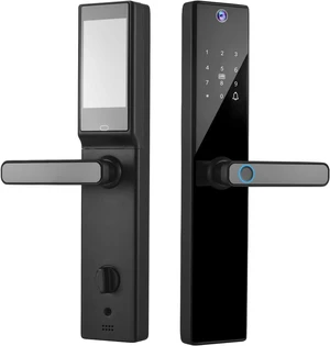 Smart Door Lock with Camera 4.5 Inch Screen BT Keyless Entry Door Lock Fingerprint Password Card Mechanical Key Unlock TY APP Remote Viewing Intercom for 40-120mm Office Home Bedroom Doors Smart Door Lock with Camera 4.5 Inch Screen BT Keyless Entry Door Lock Fingerprint Password Card Mechanical Key Unlock TY APP Remote Viewing Intercom for 40-120mm Office Home Bedroom Doors