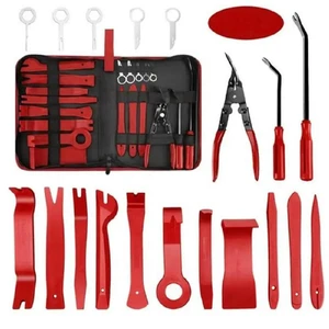 Trim Removal Tool Set Car Panel Removal Tool Kit Nylon Upholstery Remover and Clip Pliers Automotive Trim Disassembly Tools with Portable Storage Bag 19pcs Trim Removal Tool Set Car Panel Removal Tool Kit Nylon Upholstery Remover and Clip Pliers Automotive Trim Disassembly Tools with Portable Storage Bag 19pcs