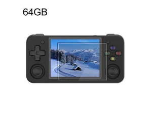 RG35XX H Handheld Game Console Linux System with 3.5 Inch IPS Screen H700 Quad-Core ARM Cortex-A53 5GHz Processor 64GB Dual Rocker Controls Supports 30+ Emulators Black RG35XX H Handheld Game Console Linux System with 3.5 Inch IPS Screen H700 Quad-Core ARM Cortex-A53 5GHz Processor 64GB Dual Rocker Controls Supports 30+ Emulators Black
