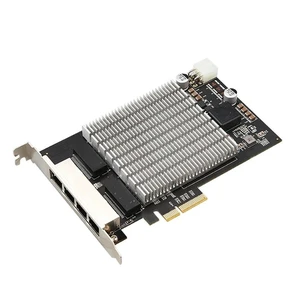 2.5G Gigabit 4-Port PoE PCIe x4 Expansion Card PCI-E Industrial-Grade Interface Adapter with i226 Chip for PC Desktop Storage Devices 2.5G Gigabit 4-Port PoE PCIe x4 Expansion Card PCI-E Industrial-Grade Interface Adapter with i226 Chip for PC Desktop Storage Devices