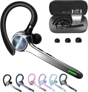 Bluetooth Headset, Wireless Earpiece with Mic for Work Bluetooth Headset, Wireless Earpiece with Mic for Work