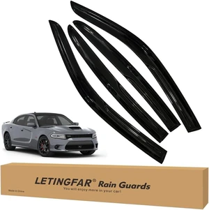 Tape-on Rain Guards for 2011-2023 Dodge Charger AccessoriesSide Vent Visors Shades Window Deflectors for Dodge Charger Tape-on Rain Guards for 2011-2023 Dodge Charger AccessoriesSide Vent Visors Shades Window Deflectors for Dodge Charger