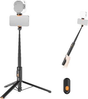 57.9" Selfie Stick Tripod Compatible with iPhone Android, Metal Portable Lightweight Travel Cell Phone Stand with Phone Holder Mount & Remote for Video Recording Filming, PA992 Black 57.9" Selfie Stick Tripod Compatible with iPhone Android, Metal Portable Lightweight Travel Cell Phone Stand with Phone Holder Mount & Remote for Video Recording Filming, PA992 Black