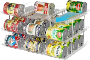 Can Organizer for Pantry Canned Food Storage Goods Holders 3 Tier Can Organizer for Pantry Canned Food Storage Goods Holders 3 Tier