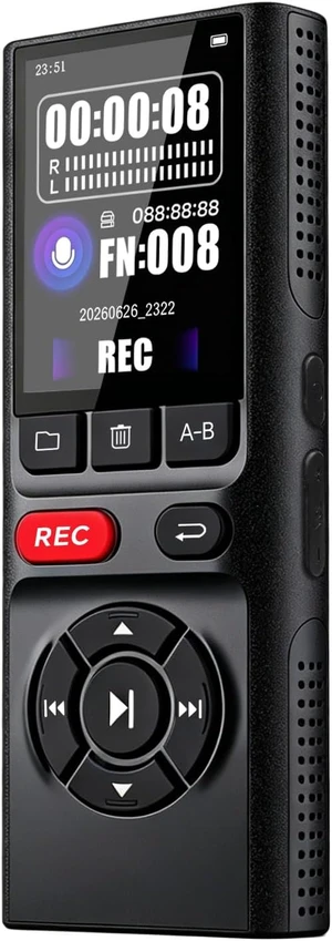 64GB Digital Voice Recorder with Playback Long Battery 2-inch Screen MP3 Audio Recording for Meetings Lectures and Interviews Portable USB Recording Device with Voice Activation 64GB Digital Voice Recorder with Playback Long Battery 2-inch Screen MP3 Audio Recording for Meetings Lectures and Interviews Portable USB Recording Device with Voice Activation