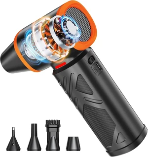 Compressed Air Duster, 360000RPM Electric Air Duster with 10000mAh Battery Compressed Air Duster, 360000RPM Electric Air Duster with 10000mAh Battery
