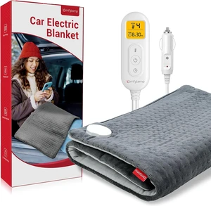 12V/24V Car Electric Blanket for Back Neck Shoulders Hip 17"x33" 12V/24V Car Electric Blanket for Back Neck Shoulders Hip 17"x33"