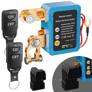 12V/24V 240A Remote Battery Disconnect Switch, Anti-Interference Kill Power Cut Off Switch with Voltage Protection for Car Truck RV Marine Boat 12V/24V 240A Remote Battery Disconnect Switch, Anti-Interference Kill Power Cut Off Switch with Voltage Protection for Car Truck RV Marine Boat