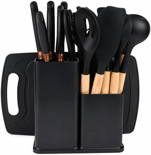 19-Piece Silicone Skitchen Utensils Set, Heat-Resistant Nonstick 19-Piece Silicone Skitchen Utensils Set, Heat-Resistant Nonstick