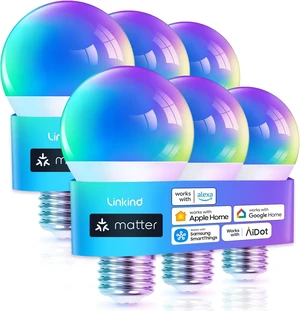 Matter Smart Light Bulbs, Works with Home, Alexa, Google Home Matter Smart Light Bulbs, Works with Home, Alexa, Google Home