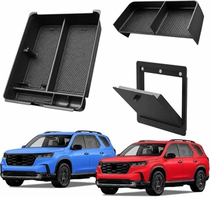3PCS Center Console Organizer Set Accessories Compatible with Honda Pilot 20232026 & Honda Passport 2026 Includes Dash Tray, Hidden Storage Box & Center Console Divider, Keep Your Cabin Neat 3PCS Center Console Organizer Set Accessories Compatible with Honda Pilot 20232026 & Honda Passport 2026 Includes Dash Tray, Hidden Storage Box & Center Console Divider, Keep Your Cabin Neat