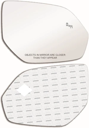 Blind Spot Mirror Glass with Full Size Adhesive for 2018-2026 Volkswagen Atlas Passenger Side View Right RH Blind Spot Mirror Glass with Full Size Adhesive for 2018-2026 Volkswagen Atlas Passenger Side View Right RH