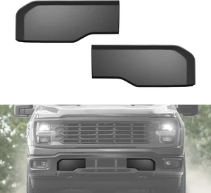 Front Bumper Guards Pads for Ford F-150 2024-2025, Black 2PCS Front Bumper Guards Pads for Ford F-150 2024-2025, Black 2PCS