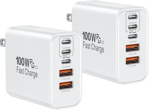 USB C Charger Block, 100W USB Type C Charger Super Fast Charging Block Plug USB C Charger Block, 100W USB Type C Charger Super Fast Charging Block Plug
