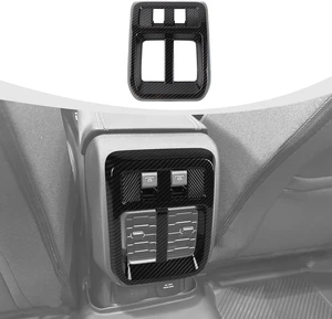 Carbon Fiber Rear Air Vent Panel Cover Fit for Ford Bronco 2025 2026 Carbon Fiber Rear Air Vent Panel Cover Fit for Ford Bronco 2025 2026