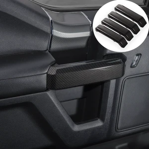 for F150 Inner Door Handles Covers Interior Decoration Trim Kits for F150 2015-2020 Accessories, Carbon Fiber Grain, 4Pack for F150 Inner Door Handles Covers Interior Decoration Trim Kits for F150 2015-2020 Accessories, Carbon Fiber Grain, 4Pack