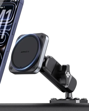 Alloy Magnetic Phone Mount for Boat/Truck/Car/Wall, Drill Base Alloy Magnetic Phone Mount for Boat/Truck/Car/Wall, Drill Base