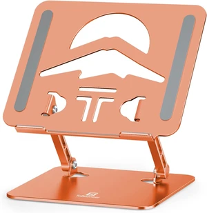 Z-Shaped Laptop Stand for Desk Fits 10"-16" Notebook, Orange Z-Shaped Laptop Stand for Desk Fits 10"-16" Notebook, Orange