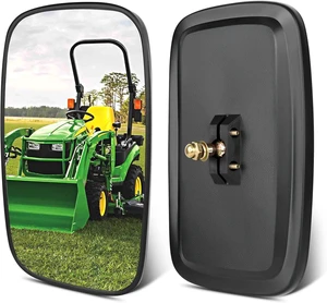 Universal Tractor Mirrors, Forklift Rearview Mirror, Truck Mirrors Compatible With Farm Excavator, Dump Truck, Lorry, Car, Trailer, RV, Motorhome, Plow, Rear View Mirror 5.3x9inch (2Pcs) Universal Tractor Mirrors, Forklift Rearview Mirror, Truck Mirrors Compatible With Farm Excavator, Dump Truck, Lorry, Car, Trailer, RV, Motorhome, Plow, Rear View Mirror 5.3x9inch (2Pcs)