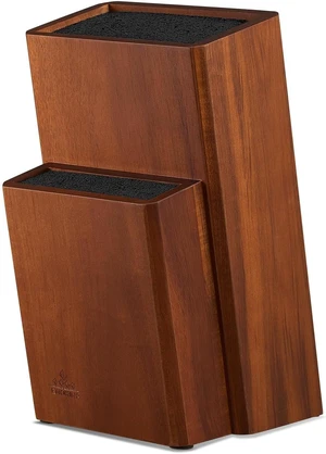 Universal Knife Block Without Knives, Acacia Wood Countertop Knife Holder Universal Knife Block Without Knives, Acacia Wood Countertop Knife Holder