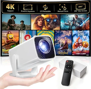 Mini Projector 4K Support, Portable Projector Full HD 1080P Support Mini Projector 4K Support, Portable Projector Full HD 1080P Support