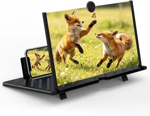 20" Screen Magnifier for Smartphone,3D HD Screen Enlarger for Movies, Videos, and Gaming,Adjustable Angle Design Amplifier Desktop Magnifying for Seniors Reading,Gifts for Mom Dad(Black, 20 Inch) 20" Screen Magnifier for Smartphone,3D HD Screen Enlarger for Movies, Videos, and Gaming,Adjustable Angle Design Amplifier Desktop Magnifying for Seniors Reading,Gifts for Mom Dad(Black, 20 Inch)