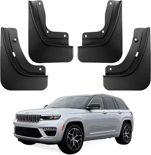 Mud Flaps Fit for 5th Gen Jeep Grand Cherokee 2025 2024 2023 2022 No Drilling Required All Weather Mud Splash Guards Mudflap Front & Rear Gen Jeep Grand Cherokee 2-Row Accessories 4pcs (Non L) Mud Flaps Fit for 5th Gen Jeep Grand Cherokee 2025 2024 2023 2022 No Drilling Required All Weather Mud Splash Guards Mudflap Front & Rear Gen Jeep Grand Cherokee 2-Row Accessories 4pcs (Non L)
