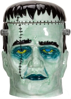 Frankenstein Head Ceramic Cookie Jar Frankenstein Head Ceramic Cookie Jar