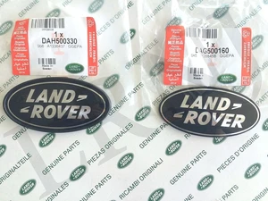 About Oval Badges Black ON Silver -NEW Genuine Parts DAG500160 + DAH500330 About Oval Badges Black ON Silver -NEW Genuine Parts DAG500160 + DAH500330