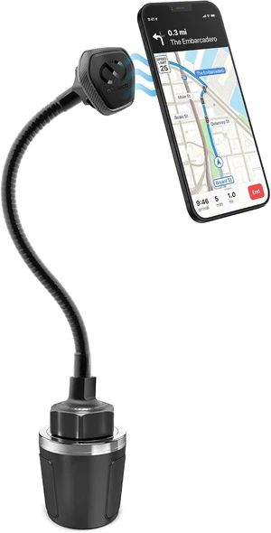 MagBuddy Elite XL Car Phone Holder - Magnetic Mount for Cup Holder with 11 Inch Gooseneck & 360 Degree Swivel, Universal Compatibility for iPhone, Android & GPS Units MagBuddy Elite XL Car Phone Holder - Magnetic Mount for Cup Holder with 11 Inch Gooseneck & 360 Degree Swivel, Universal Compatibility for iPhone, Android & GPS Units