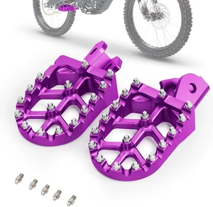 Electric Dirt Bike Wider Foot Pegs Footpegs CNC for Surron Sur Ron LBX ERide Pro SS 2.0 3.0 E-Ride Pro SR/S 79Bike Falcon GT Ventus One Purple Electric Dirt Bike Wider Foot Pegs Footpegs CNC for Surron Sur Ron LBX ERide Pro SS 2.0 3.0 E-Ride Pro SR/S 79Bike Falcon GT Ventus One Purple