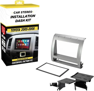 TA2053B Double DIN Radio Install Dash Kit Compatible with Select 2005-2008 Toyota Tacoma - Aftermarket Car Stereo Installation Kit - See Fit Guide in Images to Verify Vehicle Compatibility TA2053B Double DIN Radio Install Dash Kit Compatible with Select 2005-2008 Toyota Tacoma - Aftermarket Car Stereo Installation Kit - See Fit Guide in Images to Verify Vehicle Compatibility