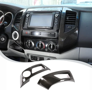 Car ABS Central Control Dashboard Air Outlet Frame Cover Trim Compatible with Toyota Tacoma 2011 2012 2013 2014 2015 Interior Accessories Car ABS Central Control Dashboard Air Outlet Frame Cover Trim Compatible with Toyota Tacoma 2011 2012 2013 2014 2015 Interior Accessories