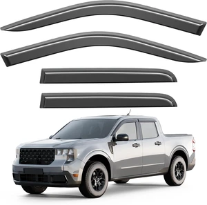 Tape-on Window Visors Rain Guards for Ford Maverick 2022-2026 Tape-on Window Visors Rain Guards for Ford Maverick 2022-2026