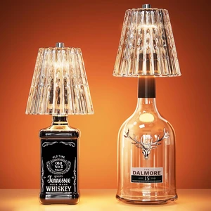Wireless Bottle Lamp Crystal Lampshade, LED Bottle Light Topper Wireless Bottle Lamp Crystal Lampshade, LED Bottle Light Topper
