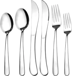 Silverware Set with Steak Knives, 24-Piece Flatware Set for 4 Cutlery Set Silverware Set with Steak Knives, 24-Piece Flatware Set for 4 Cutlery Set