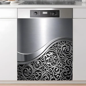 Dishwasher Magnet Sticker Cover Panel Decal Refrigerator Magnetic Sticker Decorative for Kitchen Decoration,Fridge Door Cover,Home Appliances Decor Stickers 23.03"x25.59" Dishwasher Magnet Sticker Cover Panel Decal Refrigerator Magnetic Sticker Decorative for Kitchen Decoration,Fridge Door Cover,Home Appliances Decor Stickers 23.03"x25.59"