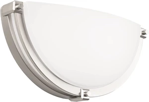 13 inch Dimmable LED Wall Sconce, Half Moon Wall Light Fixture, 3000K/4000K/5000K Color Temperature Adjustable, Modern Bathroom Vanity Light FixturesSuper Bright 950 Lumen (Brushed Nickel) 13 inch Dimmable LED Wall Sconce, Half Moon Wall Light Fixture, 3000K/4000K/5000K Color Temperature Adjustable, Modern Bathroom Vanity Light FixturesSuper Bright 950 Lumen (Brushed Nickel)