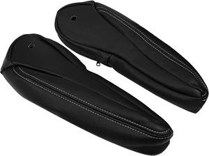 Seat Armrest Leather Cover, Driver & Passenger Replacement Black Seat Armrest Cover Compatible with Chrysler Town & Country 2011-2016 Seat Armrest Leather Cover, Driver & Passenger Replacement Black Seat Armrest Cover Compatible with Chrysler Town & Country 2011-2016